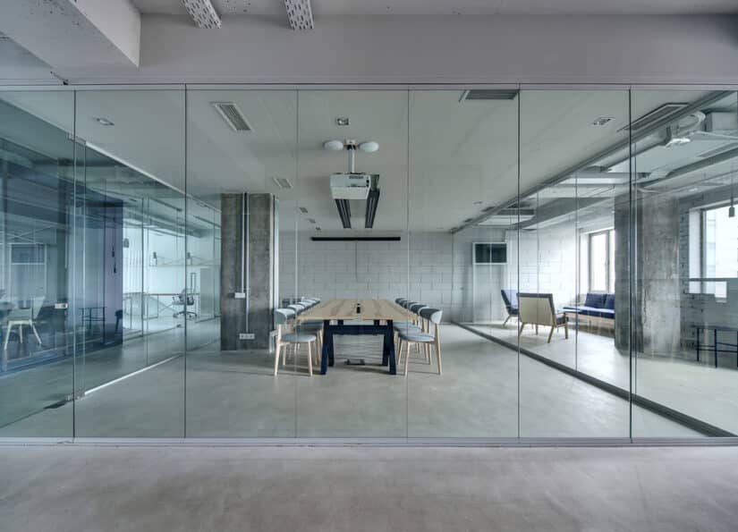 Photo of Glass Partition Wall